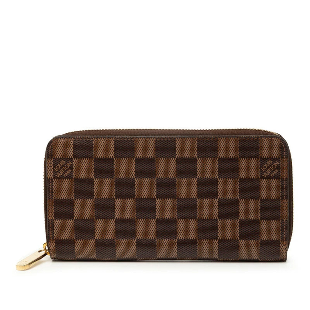 Louis Vuitton Damier Zippy Wallet Long Brown
